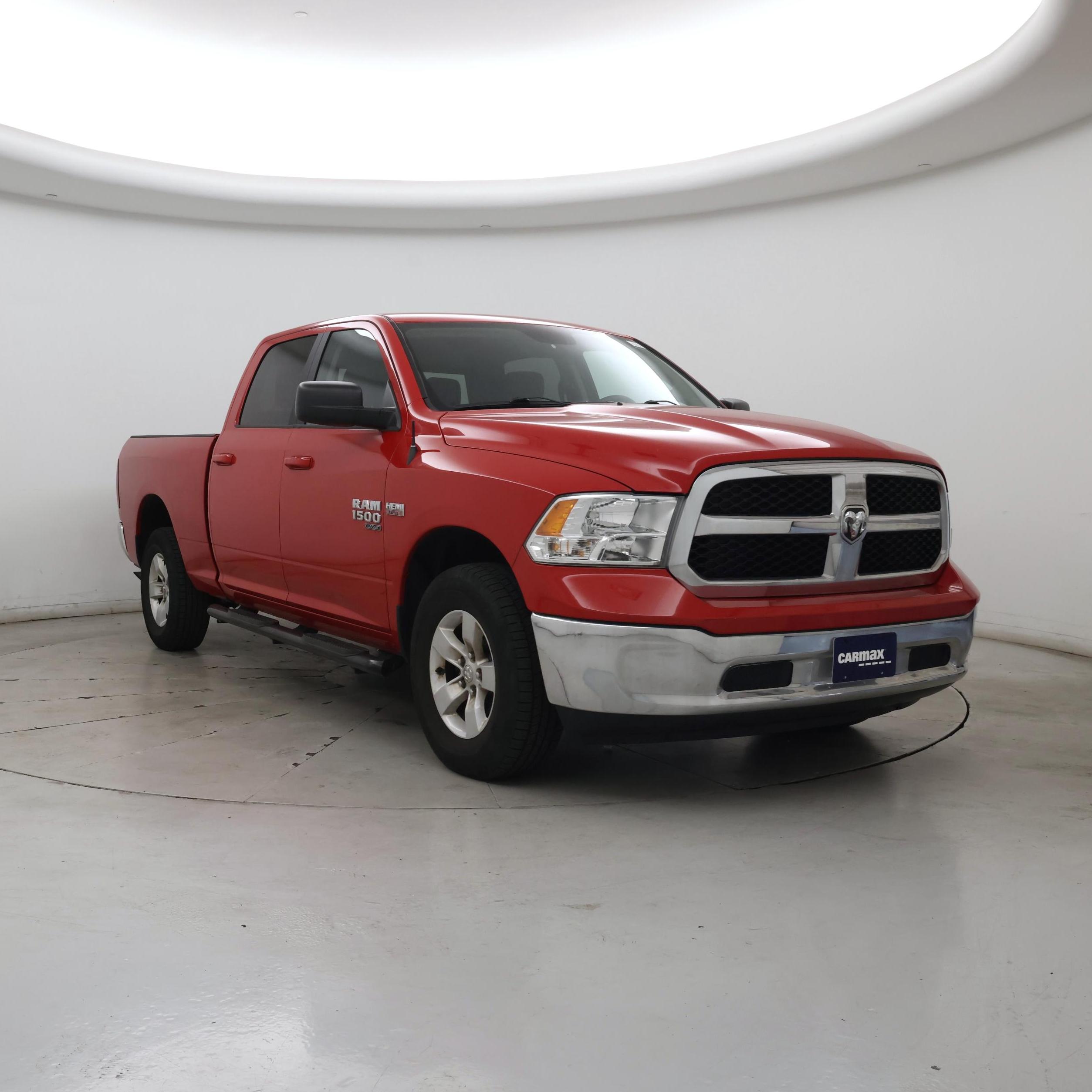 Red 2019 RAM 1500 Pickup Truck Four-Wheel Drive Automatic