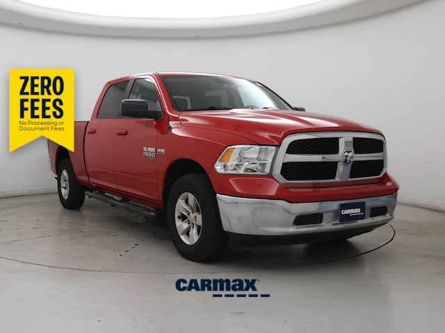 Red 2019 RAM 1500 Pickup Truck Four-Wheel Drive Automatic