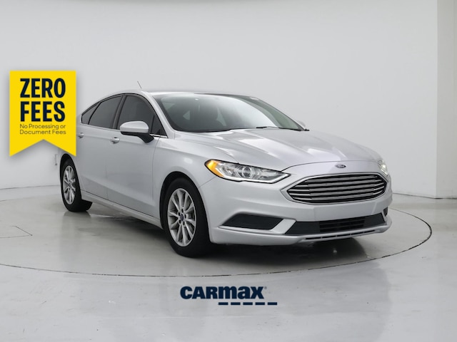 Silver 2017 Ford Fusion Sedan Front-Wheel Drive Automatic