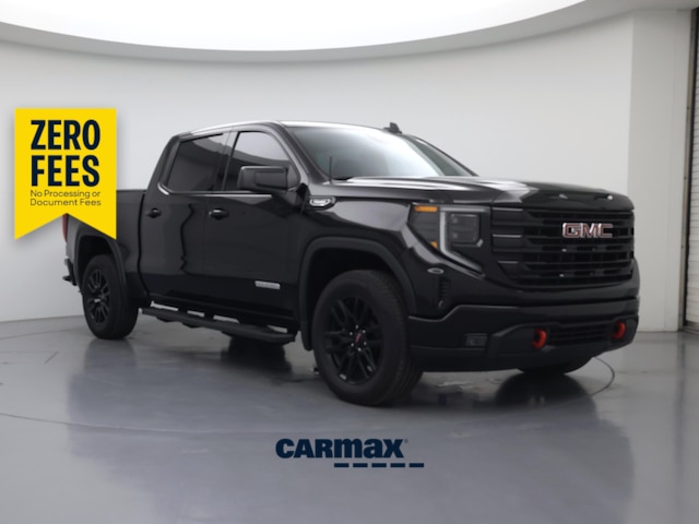 Black 2025 GMC Sierra 1500 Elevation Standard Crew Cab 4WD Pickup Truck Four-Wheel Drive Automatic