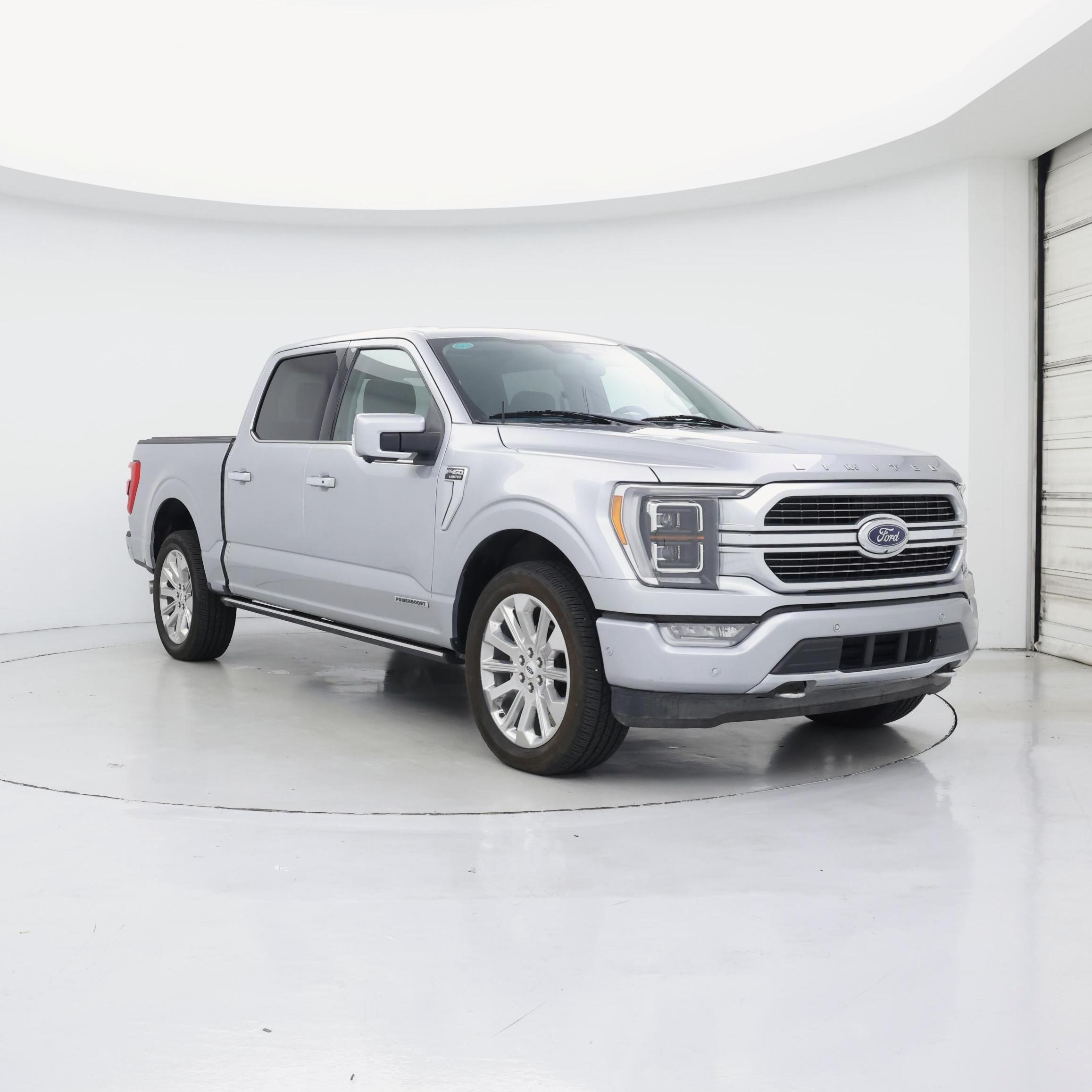 Silver 2023 Ford F-150 Pickup Truck Four-Wheel Drive Automatic