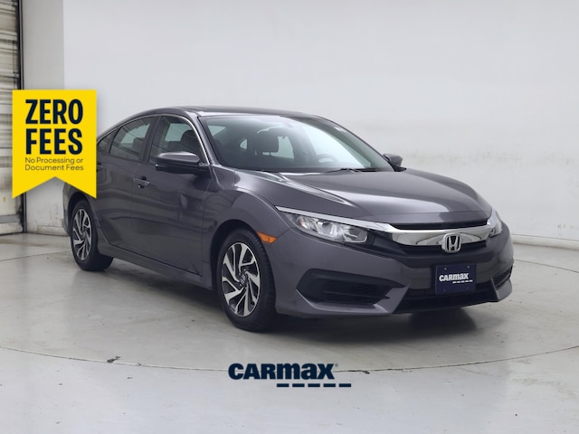Gray 2016 Honda Civic Sedan Front-Wheel Drive Automatic