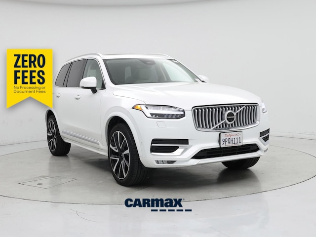 White 2025 Volvo XC90 B6 Plus Bright Theme 7-Passenger AWD SUV / Crossover All-Wheel Drive Automatic