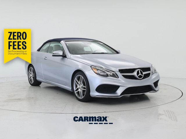 Blue 2016 Mercedes-Benz E-Class Convertible Rear-Wheel Drive Automatic