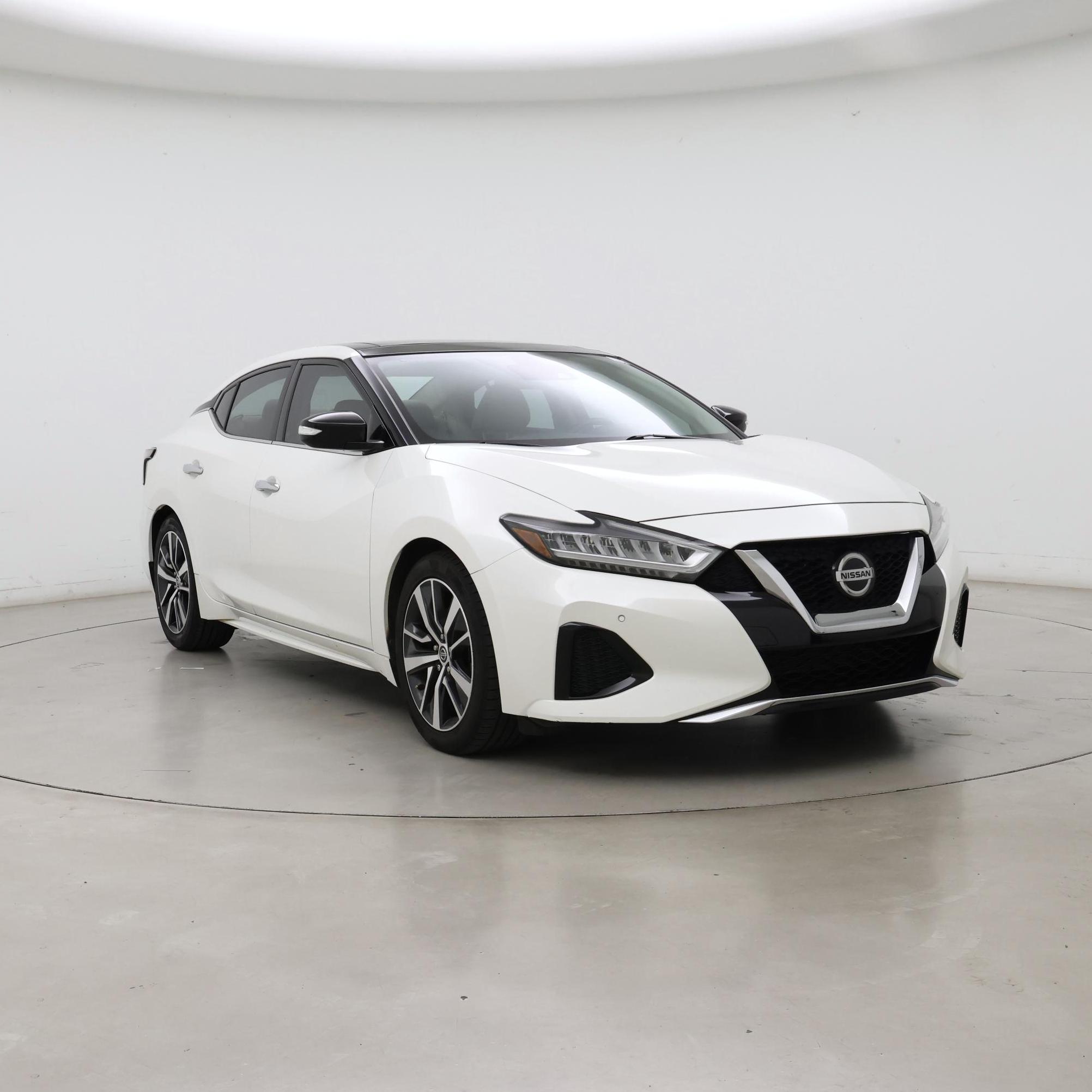 White 2020 Nissan Maxima Sedan Front-Wheel Drive Automatic