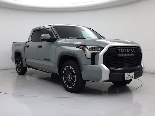 Gray 2024 Toyota Tundra Hybrid Limited HV CrewMax Cab 4WD Pickup Truck Four-Wheel Drive Automatic