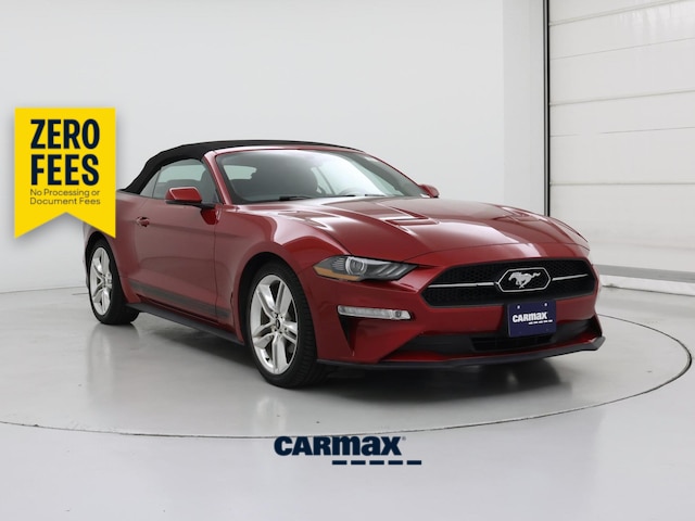 Red 2020 Ford Mustang Convertible Rear-Wheel Drive Automatic