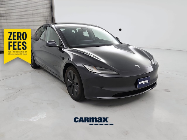 Gray 2025 Tesla Model 3 Long Range AWD Sedan All-Wheel Drive Automatic