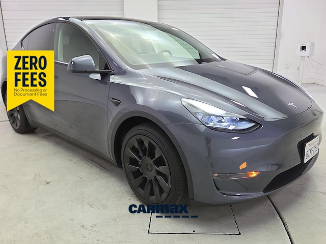 Gray 2021 Tesla Model Y SUV / Crossover All-Wheel Drive Automatic