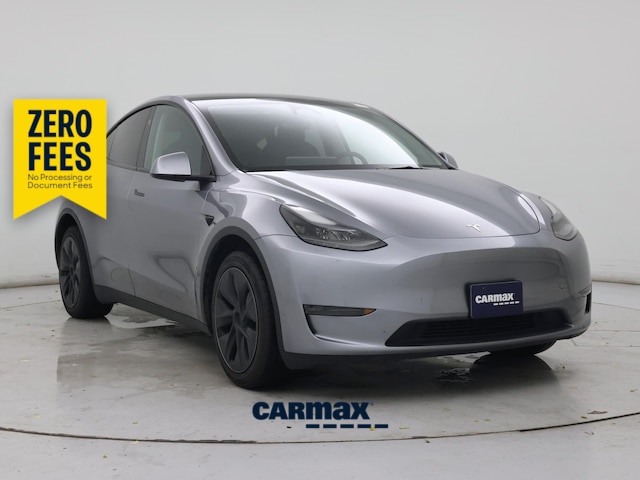 Silver 2024 Tesla Model Y SUV / Crossover All-Wheel Drive Automatic