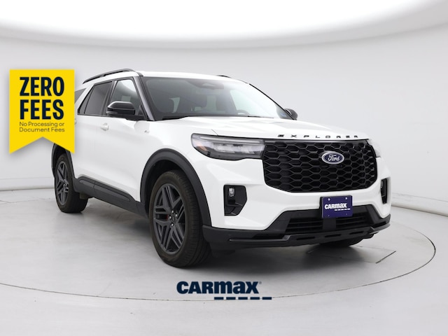 White 2025 Ford Explorer ST-Line AWD SUV / Crossover All-Wheel Drive Automatic
