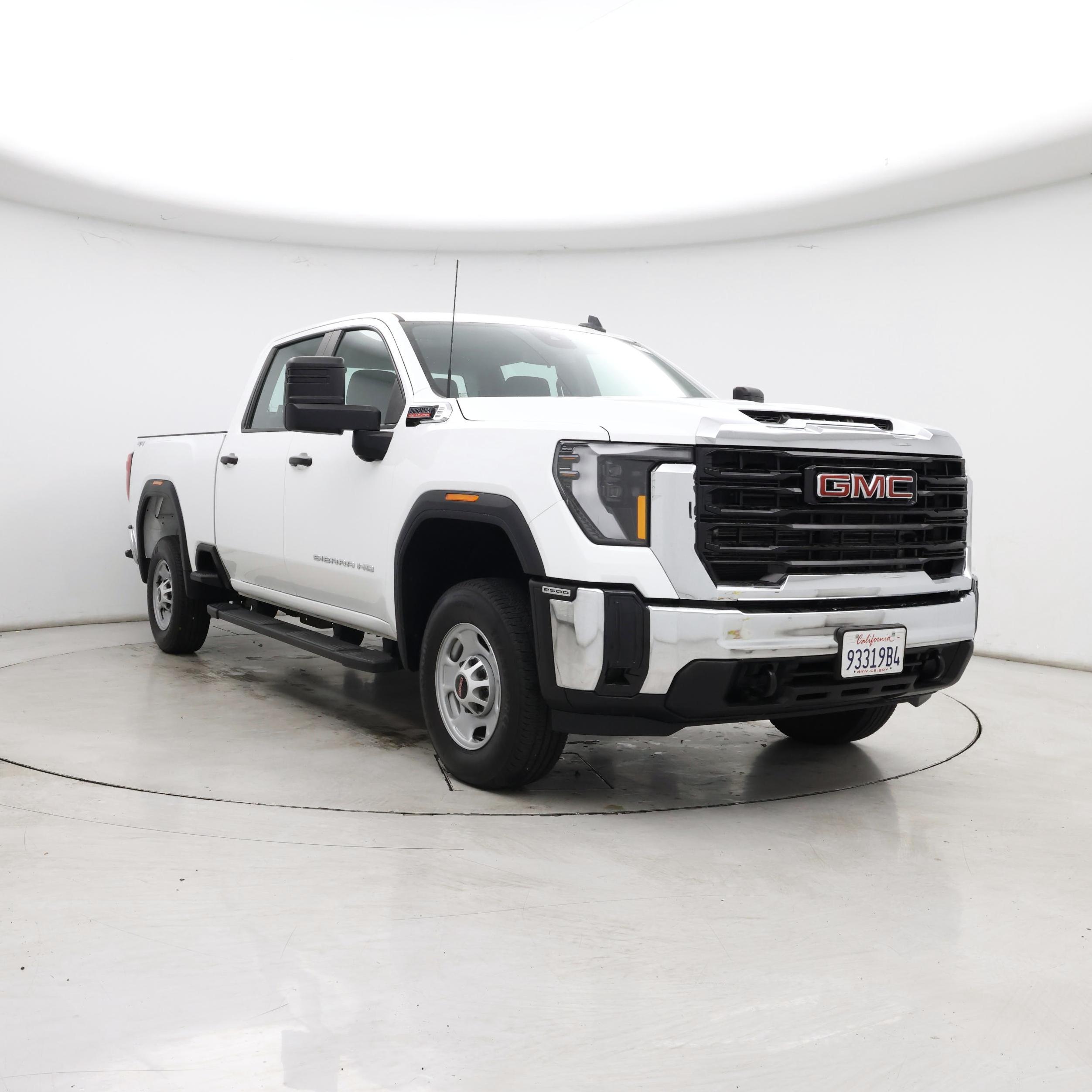 White 2024 GMC Sierra 2500HD Pickup Truck Four-Wheel Drive Automatic