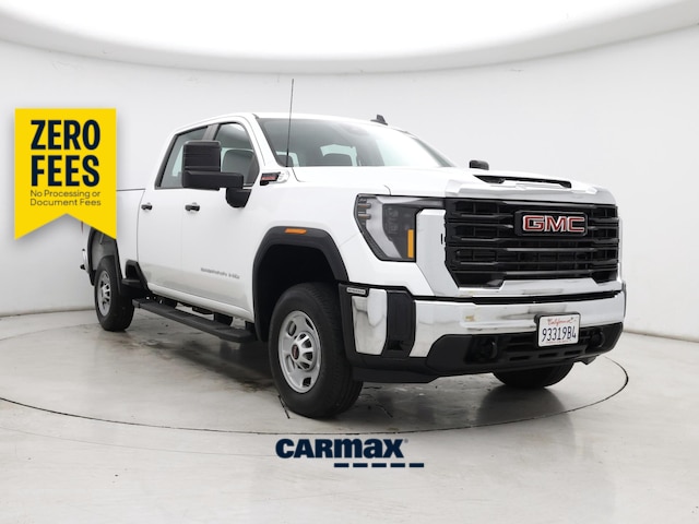 White 2024 GMC Sierra 2500HD Pickup Truck Four-Wheel Drive Automatic
