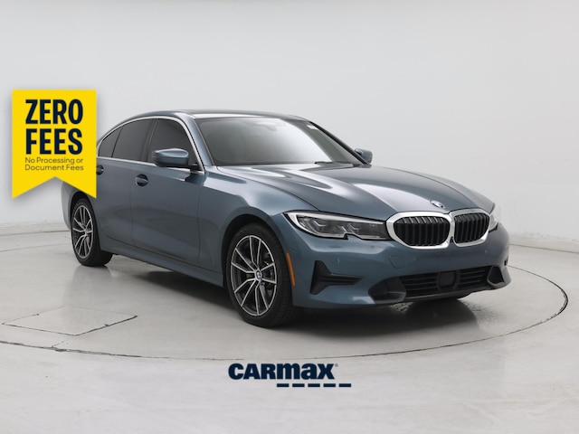 Blue 2021 BMW 3 Series Sedan Rear-Wheel Drive Automatic