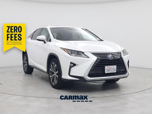 White 2017 Lexus RX Hybrid SUV / Crossover All-Wheel Drive Automatic