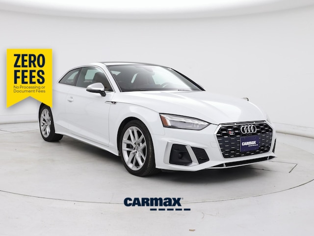 White 2021 Audi S5 3.0T quattro Premium Plus Coupe AWD Coupe All-Wheel Drive Automatic