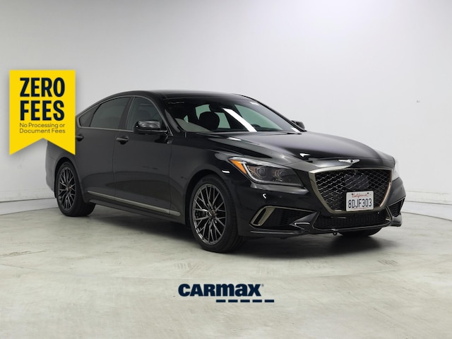 Black 2018 Genesis G80 3.3T Sport Sedan Rear-Wheel Drive Automatic