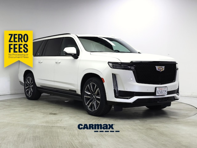 White 2022 Cadillac Escalade ESV SUV / Crossover Four-Wheel Drive Automatic