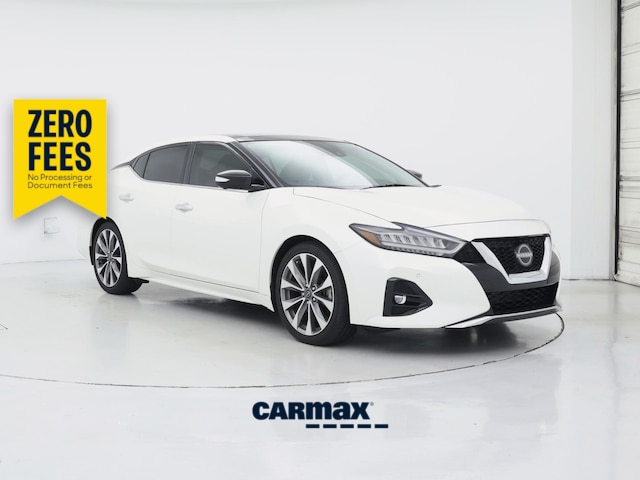 White 2023 Nissan Maxima Platinum FWD Sedan Front-Wheel Drive Automatic