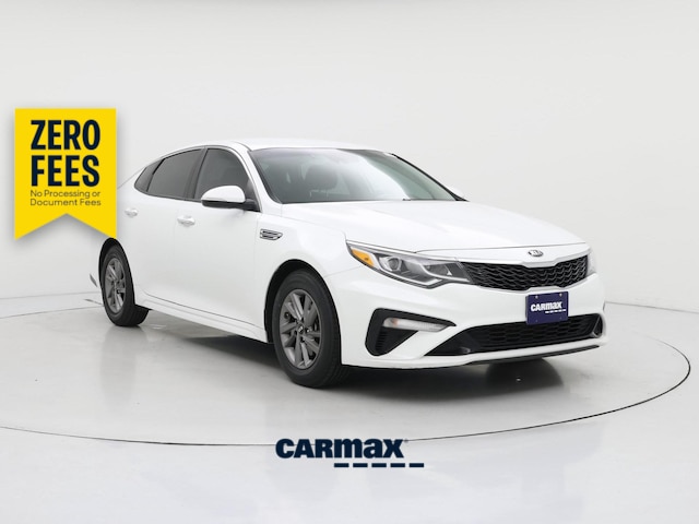 White 2020 Kia Optima Sedan Front-Wheel Drive Automatic