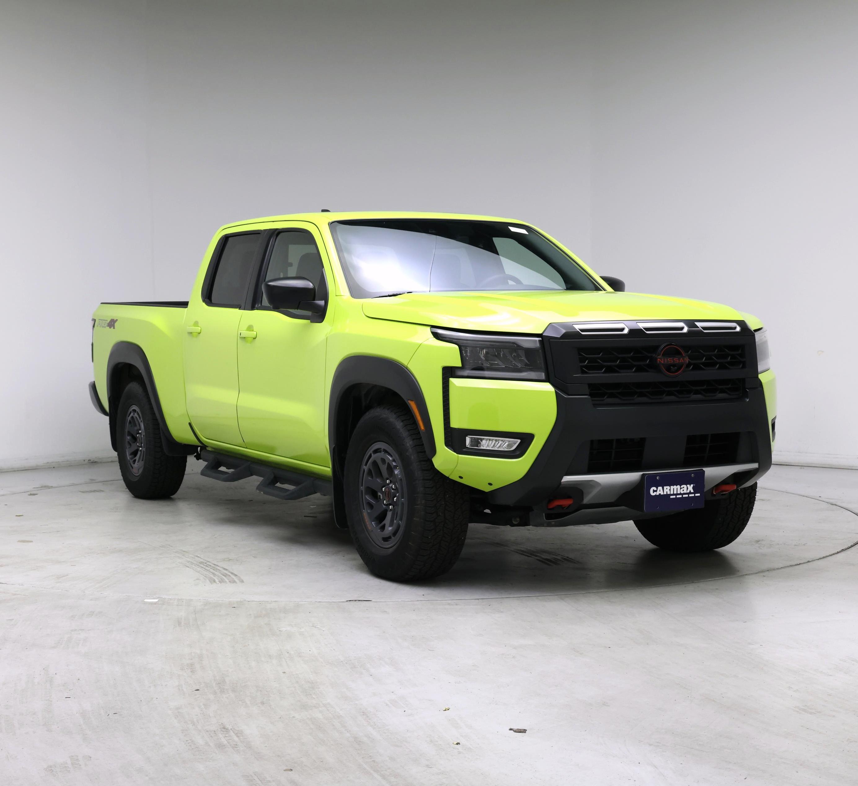 Yellow 2026 Nissan Frontier Pickup Truck Four-Wheel Drive Automatic