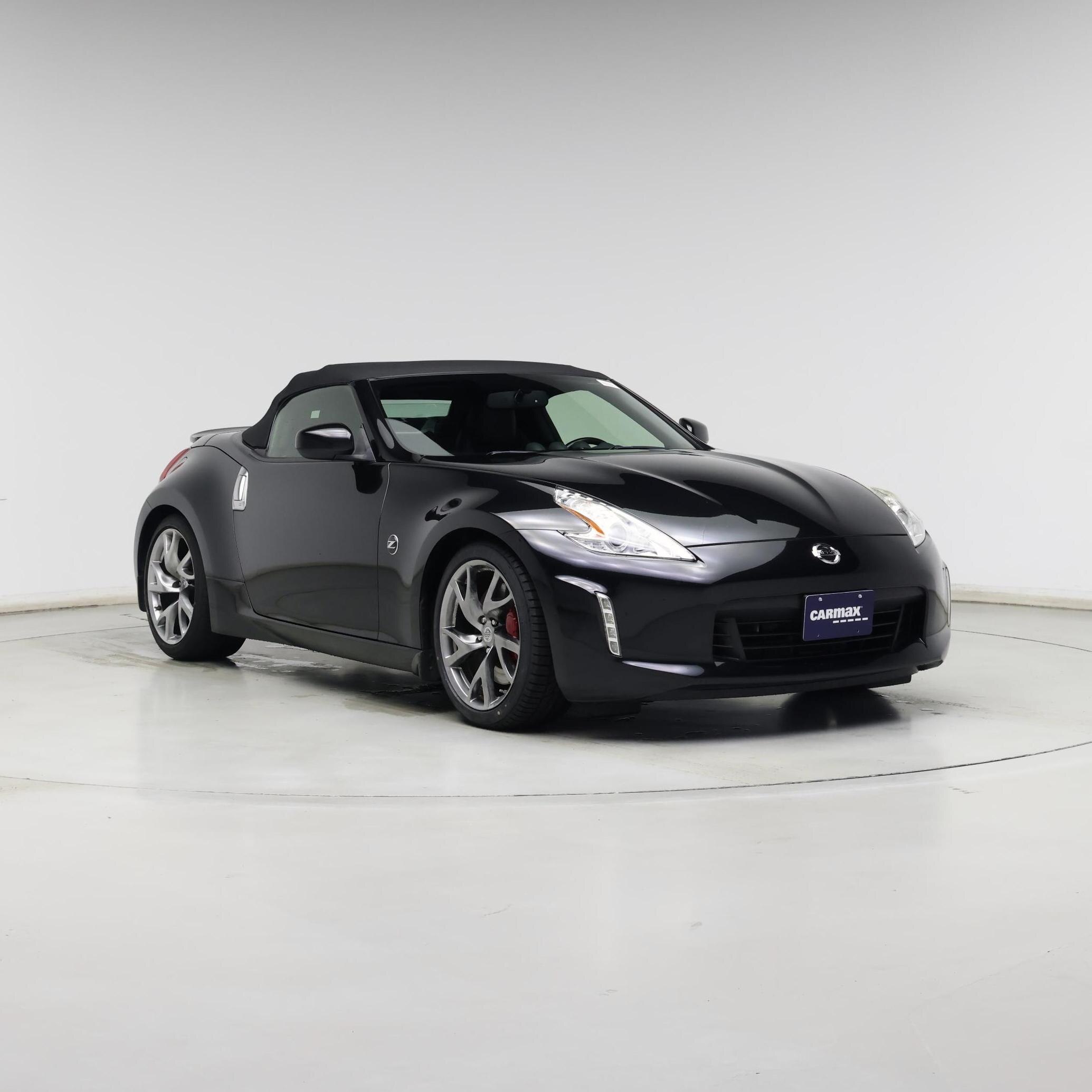 Black 2014 Nissan 370Z Convertible Rear-Wheel Drive Manual