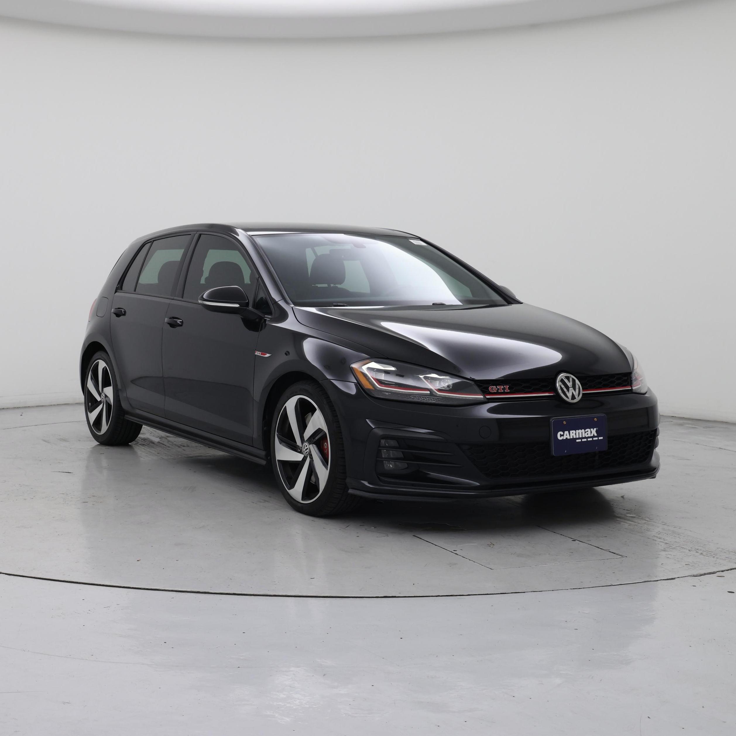 Black 2020 Volkswagen Golf GTI Hatchback Front-Wheel Drive Automatic