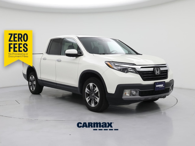 White 2019 Honda Ridgeline RTL-E AWD Pickup Truck All-Wheel Drive Automatic