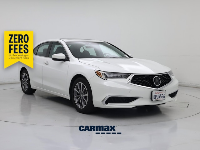 White 2020 Acura TLX FWD Sedan Front-Wheel Drive Automatic
