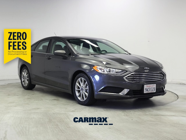 Gray 2017 Ford Fusion Sedan Front-Wheel Drive Automatic