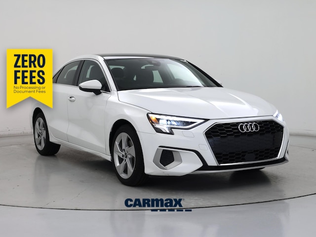 White 2023 Audi A3 Sedan Front-Wheel Drive Automatic