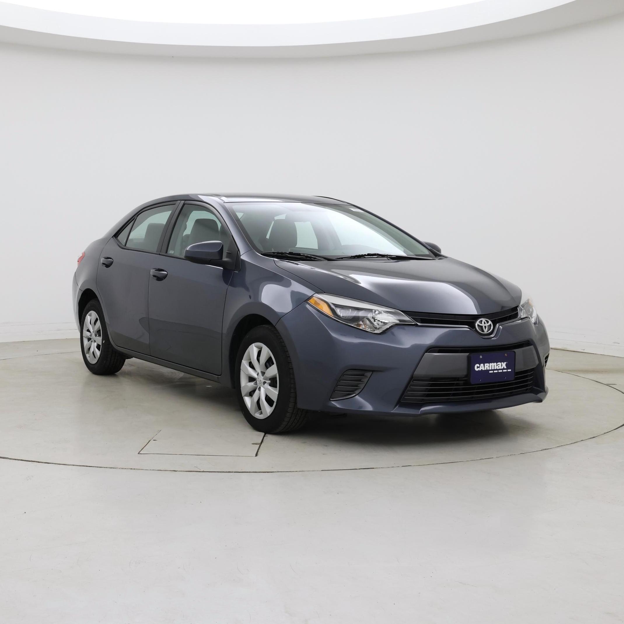 Blue 2015 Toyota Corolla Sedan Front-Wheel Drive Automatic