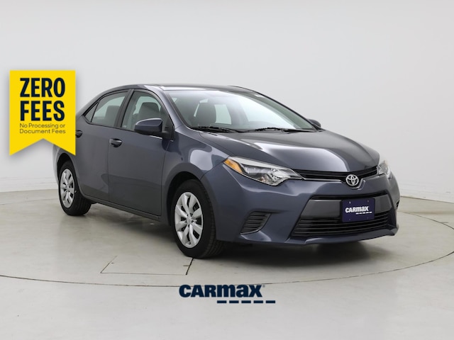 Blue 2015 Toyota Corolla Sedan Front-Wheel Drive Automatic