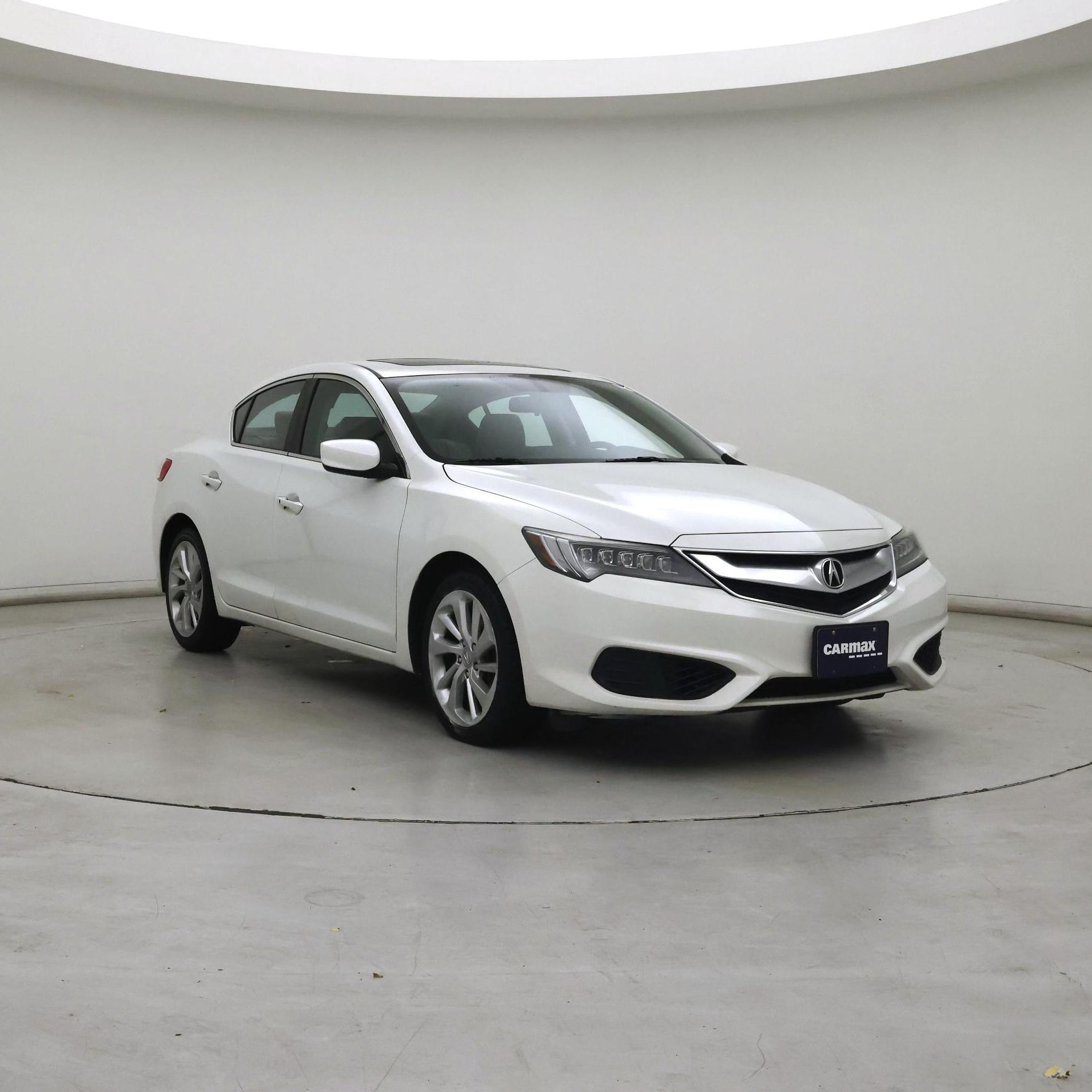 White 2018 Acura ILX Sedan  Automatic