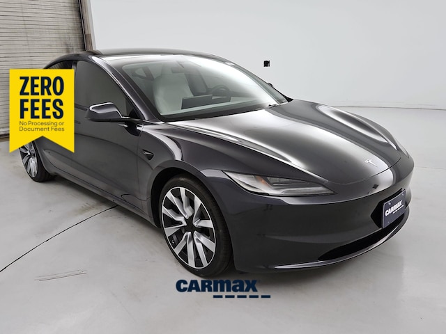 Gray 2024 Tesla Model 3 Sedan Rear-Wheel Drive Automatic