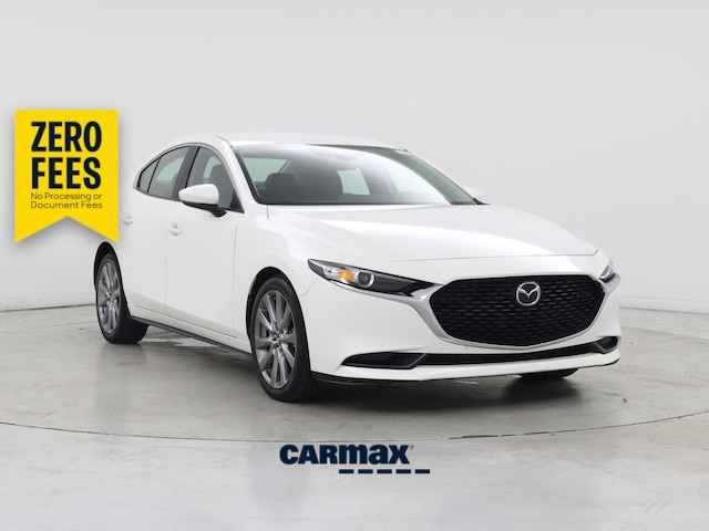 White 2020 Mazda MAZDA3 Sedan Front-Wheel Drive Automatic