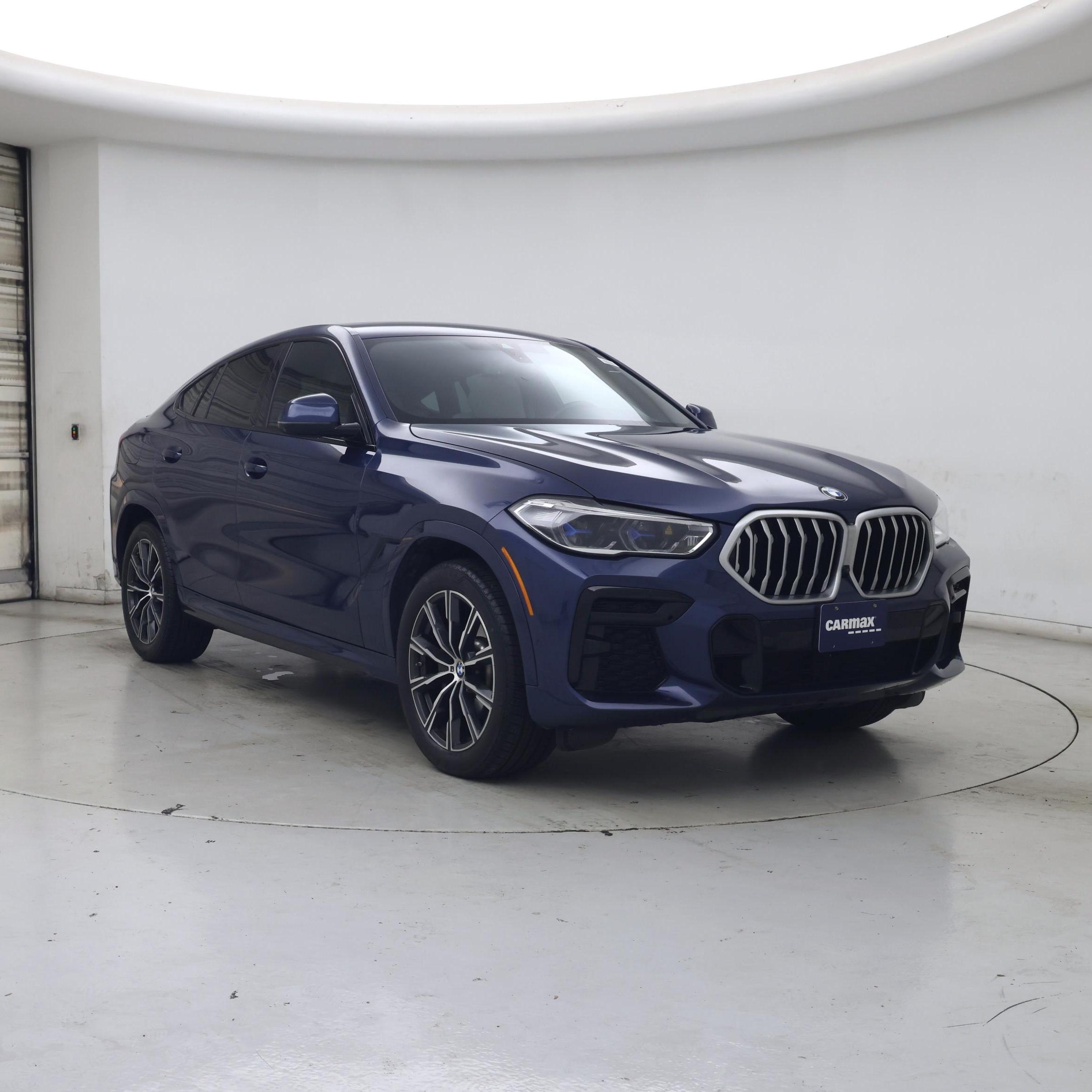 Blue 2022 BMW X6 SUV / Crossover All-Wheel Drive Automatic