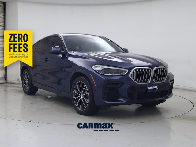 Blue 2022 BMW X6 SUV / Crossover All-Wheel Drive Automatic