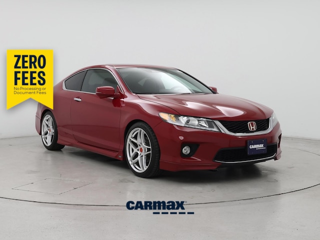 Red 2014 Honda Accord Coupe EX-L V6 Coupe Front-Wheel Drive Automatic