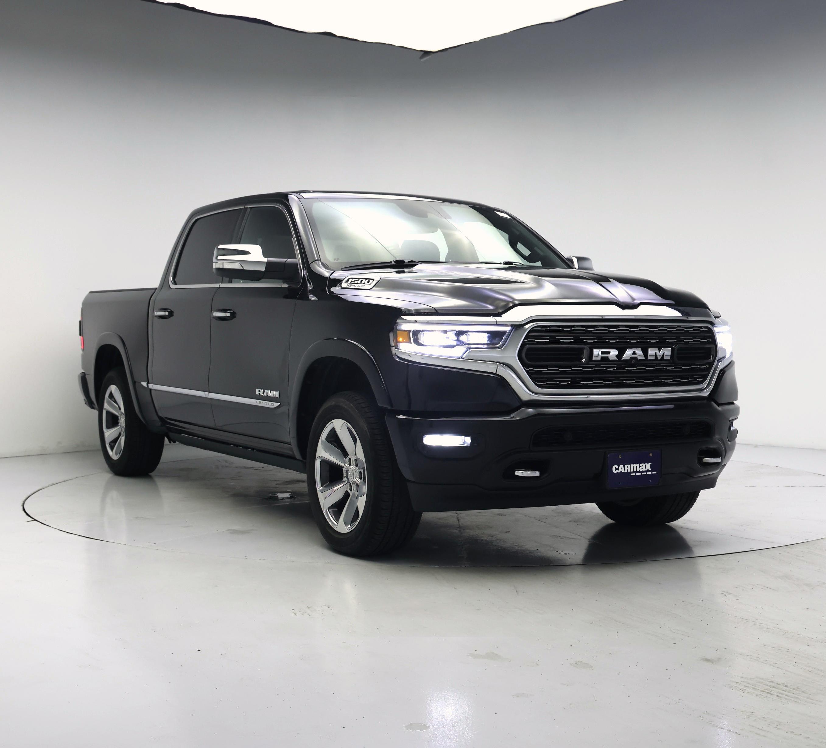 Black 2019 RAM 1500 Pickup Truck Four-Wheel Drive Automatic