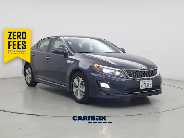 Blue 2015 Kia Optima Hybrid LX Sedan Front-Wheel Drive Automatic