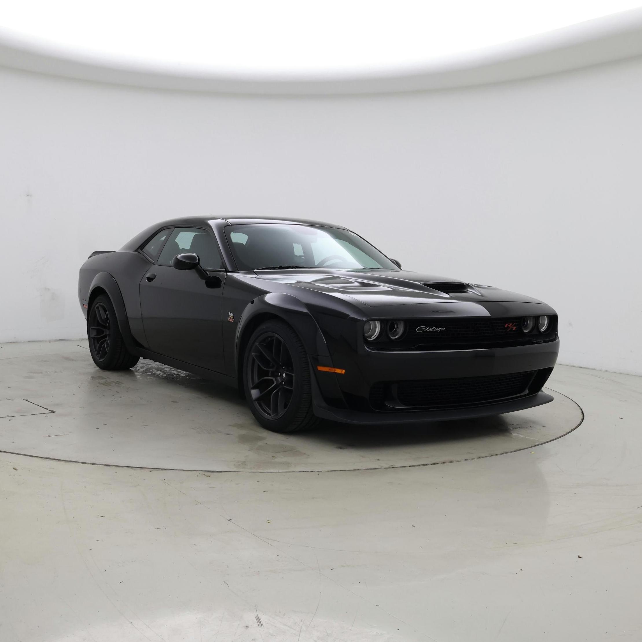 Black 2020 Dodge Challenger R/T Scat Pack Widebody RWD Coupe Rear-Wheel Drive Manual