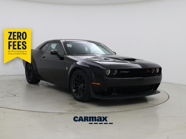 Black 2020 Dodge Challenger R/T Scat Pack Widebody RWD Coupe Rear-Wheel Drive Manual