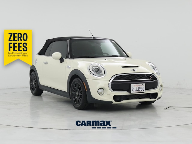 White 2018 MINI Cooper S Convertible FWD Convertible Front-Wheel Drive Automatic