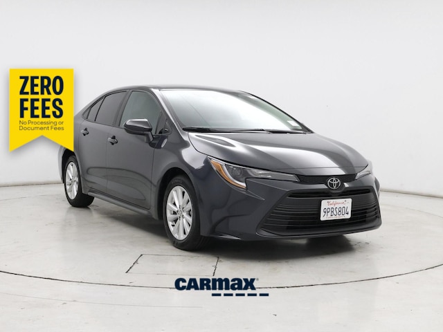Gray 2024 Toyota Corolla LE FWD Sedan Front-Wheel Drive Automatic