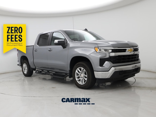 Gray 2025 Chevrolet Silverado 1500 LT Crew Cab 4WD Pickup Truck Four-Wheel Drive Automatic