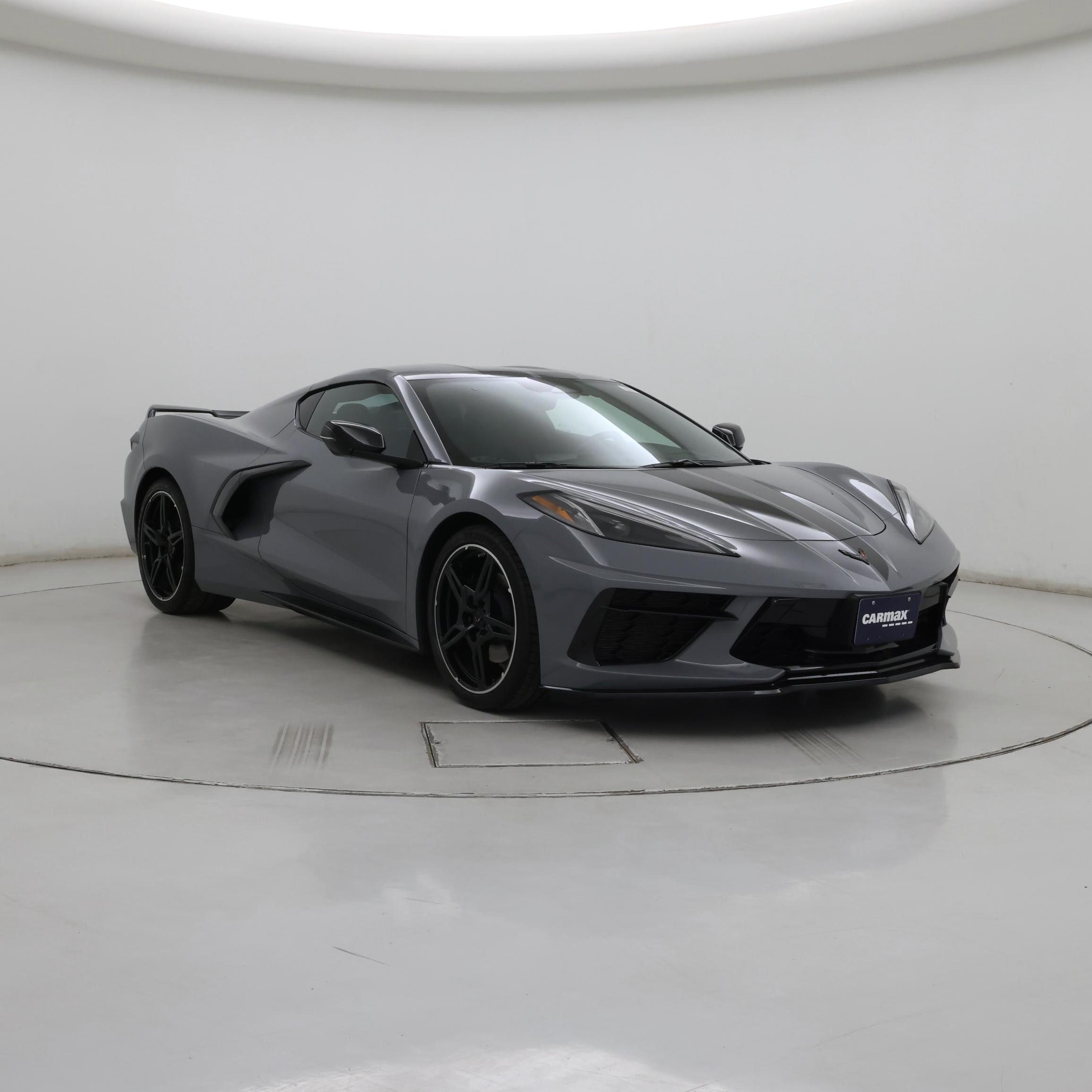 Gray 2024 Chevrolet Corvette Coupe Rear-Wheel Drive Automatic