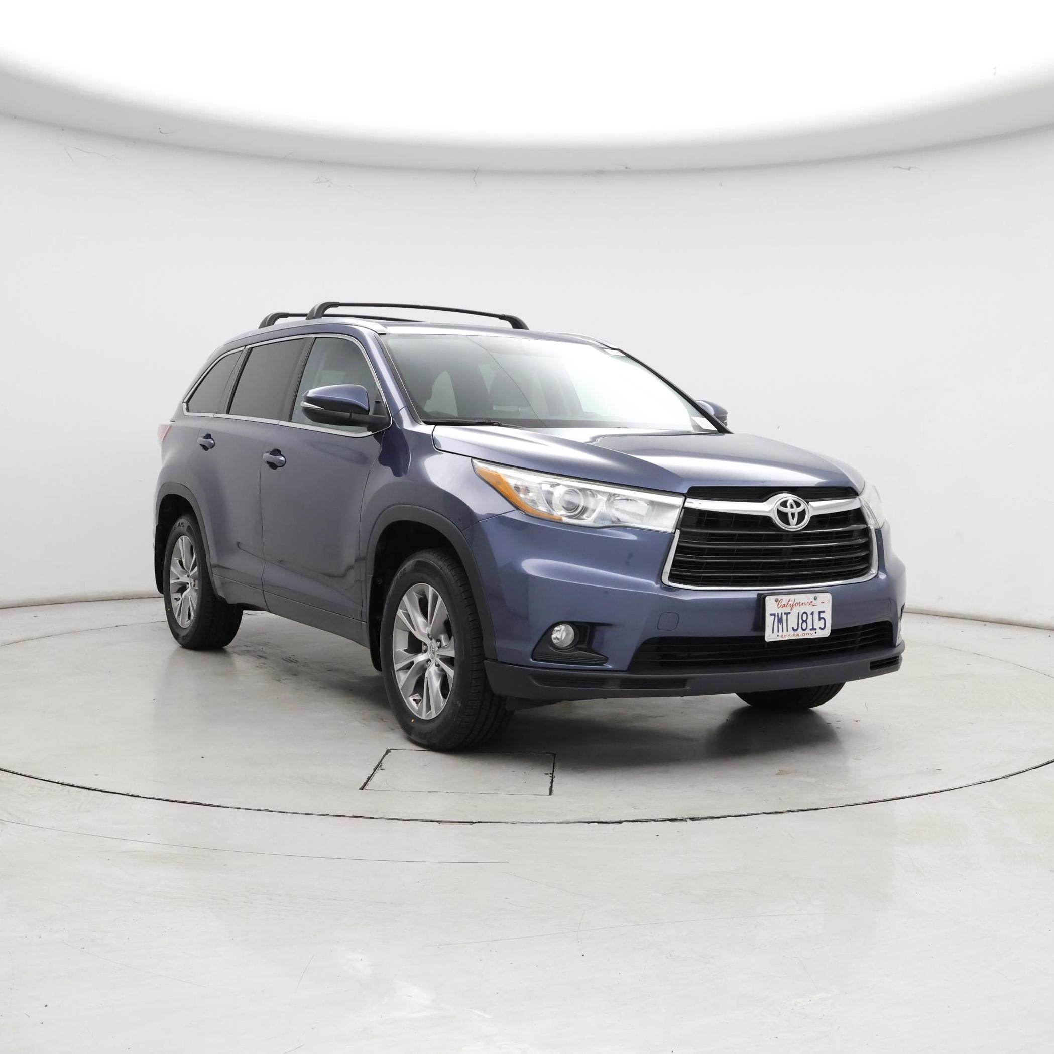 Blue 2015 Toyota Highlander SUV / Crossover Front-Wheel Drive Automatic