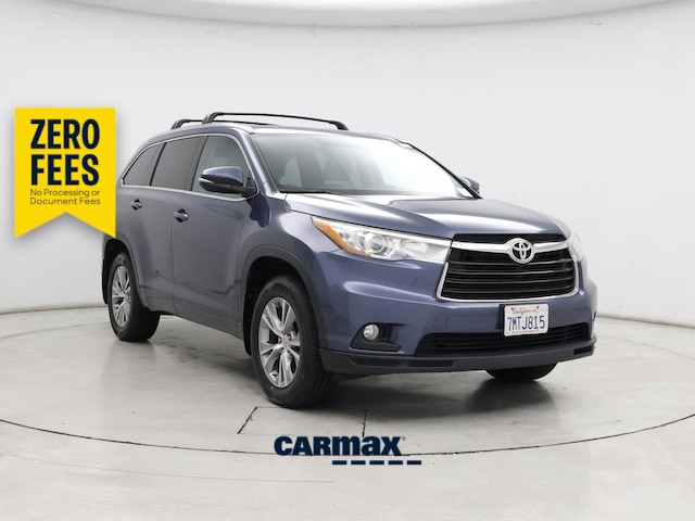 Blue 2015 Toyota Highlander SUV / Crossover Front-Wheel Drive Automatic