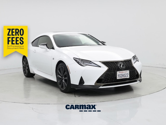 White 2023 Lexus RC 350 F Sport RWD Coupe Rear-Wheel Drive Automatic